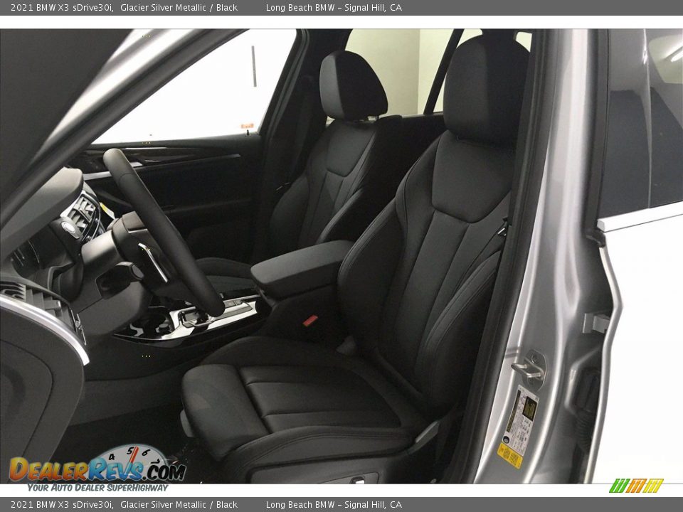 Front Seat of 2021 BMW X3 sDrive30i Photo #9