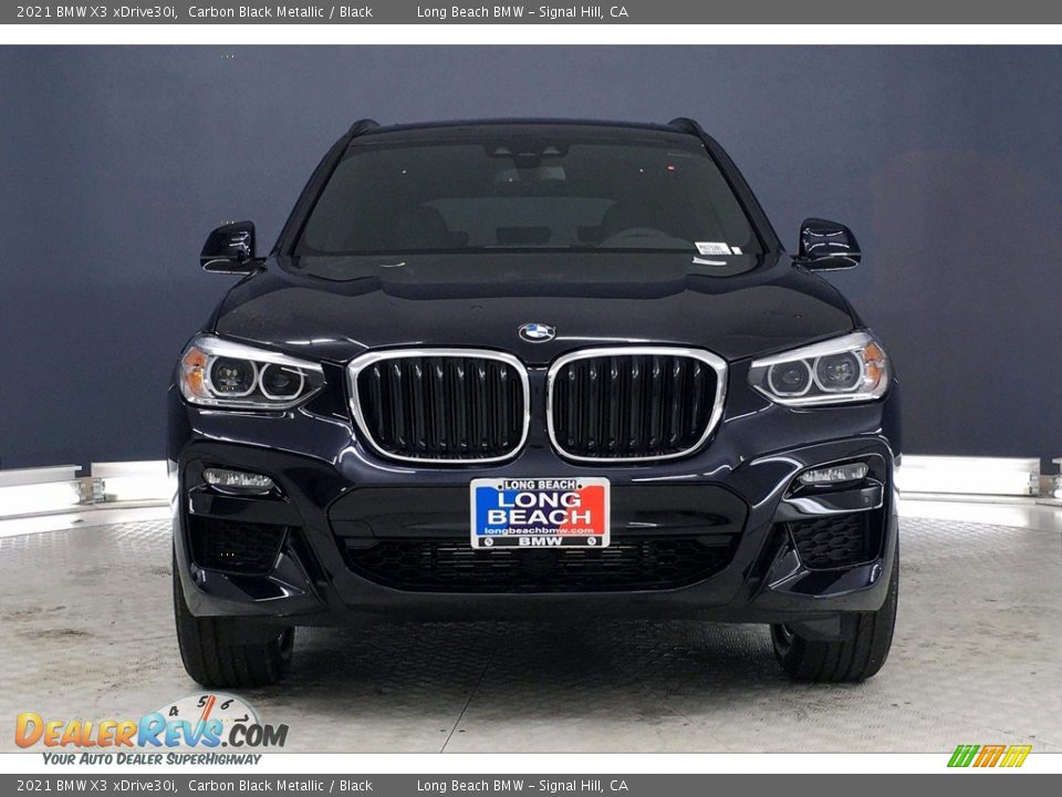 2021 BMW X3 xDrive30i Carbon Black Metallic / Black Photo #2