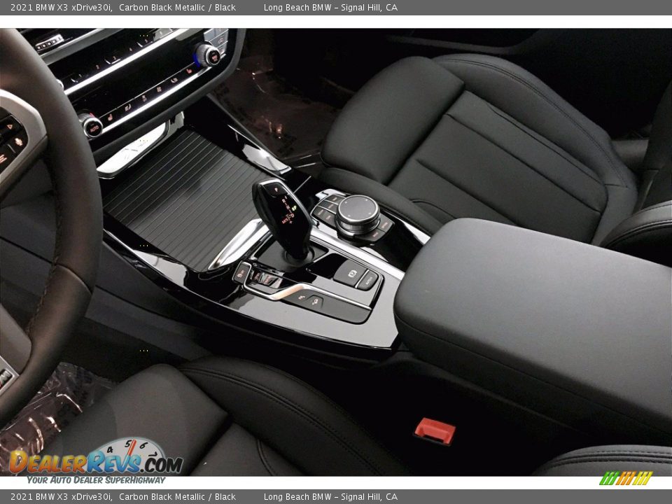 2021 BMW X3 xDrive30i Carbon Black Metallic / Black Photo #8