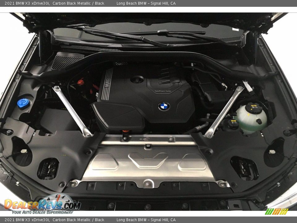 2021 BMW X3 xDrive30i Carbon Black Metallic / Black Photo #10