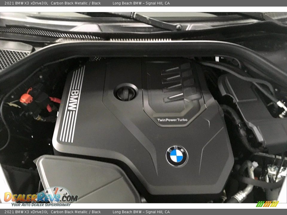 2021 BMW X3 xDrive30i Carbon Black Metallic / Black Photo #11