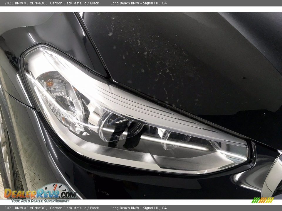 2021 BMW X3 xDrive30i Carbon Black Metallic / Black Photo #14