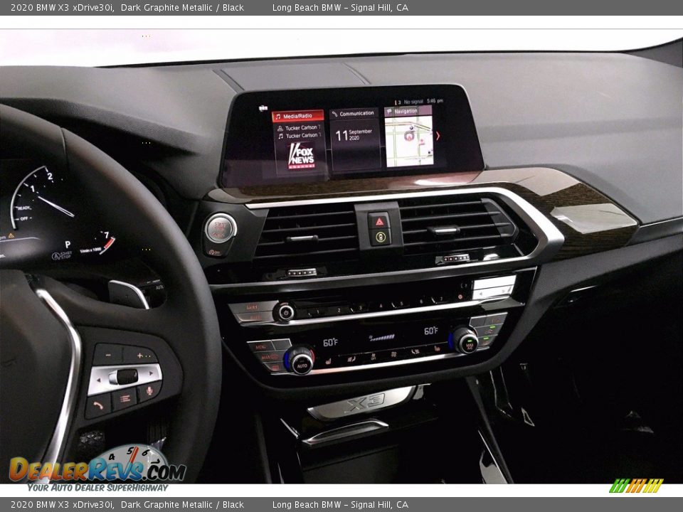 2020 BMW X3 xDrive30i Dark Graphite Metallic / Black Photo #6