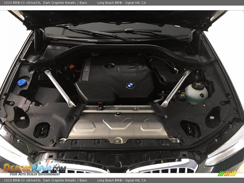 2020 BMW X3 xDrive30i Dark Graphite Metallic / Black Photo #10