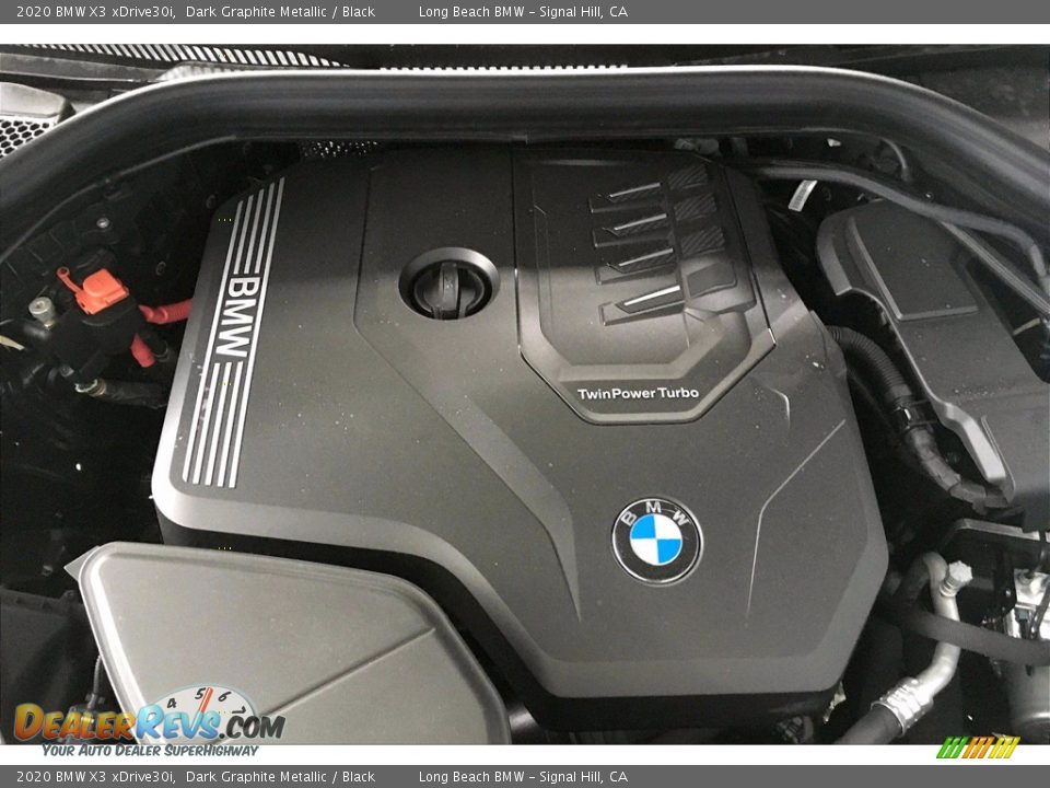 2020 BMW X3 xDrive30i Dark Graphite Metallic / Black Photo #11