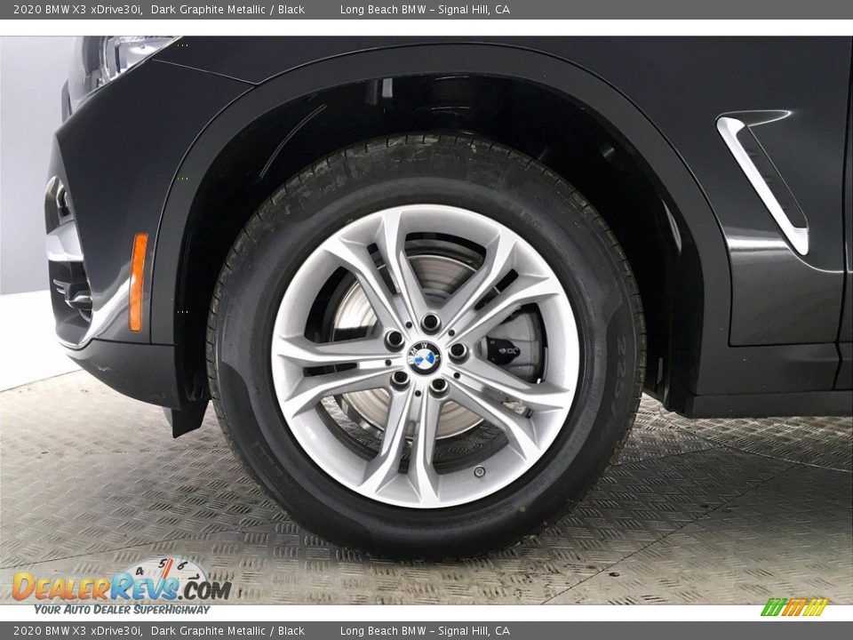 2020 BMW X3 xDrive30i Dark Graphite Metallic / Black Photo #12