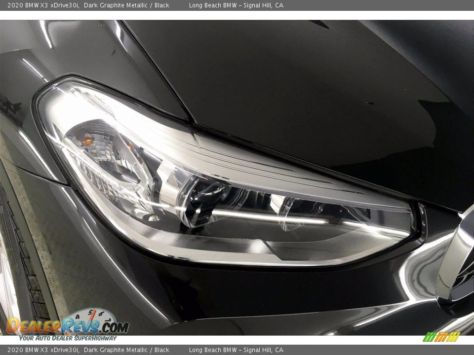 2020 BMW X3 xDrive30i Dark Graphite Metallic / Black Photo #14