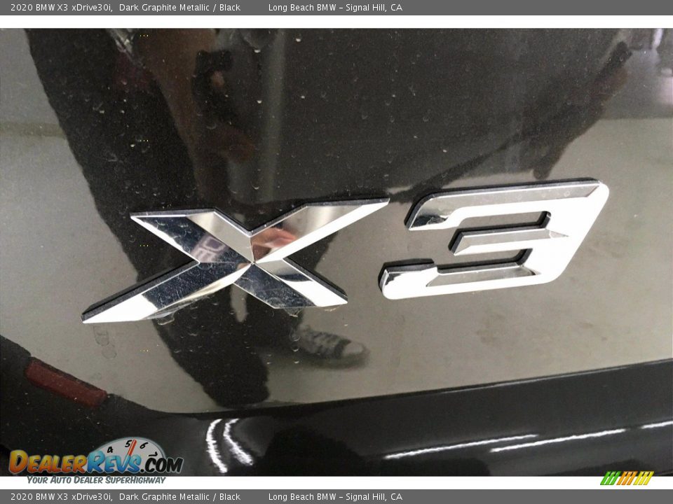 2020 BMW X3 xDrive30i Dark Graphite Metallic / Black Photo #16