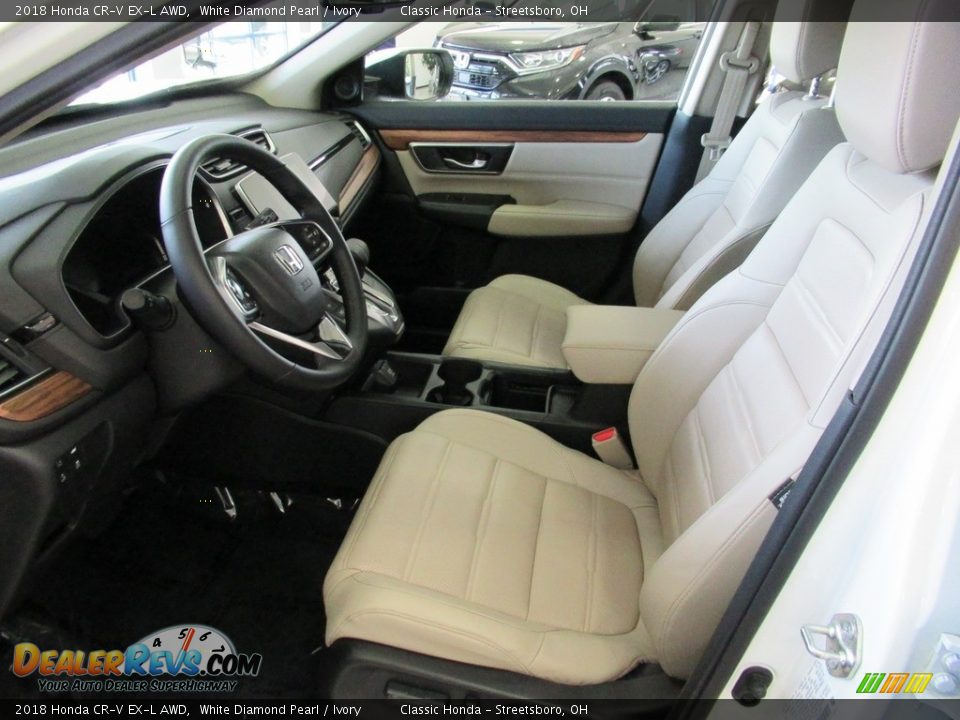 2018 Honda CR-V EX-L AWD White Diamond Pearl / Ivory Photo #29
