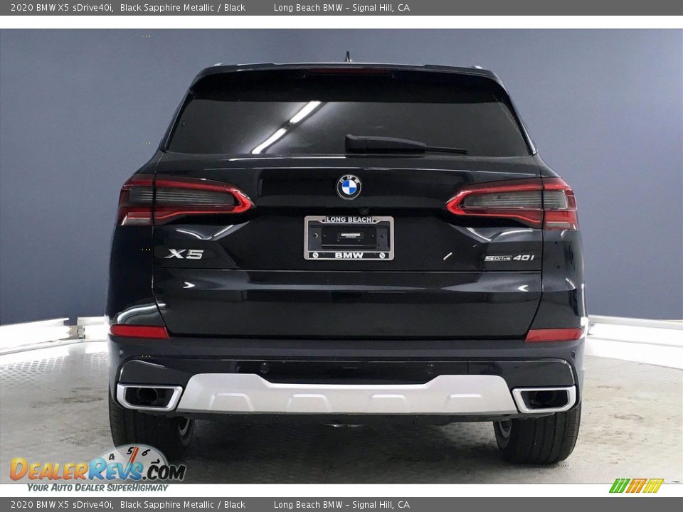 2020 BMW X5 sDrive40i Black Sapphire Metallic / Black Photo #4