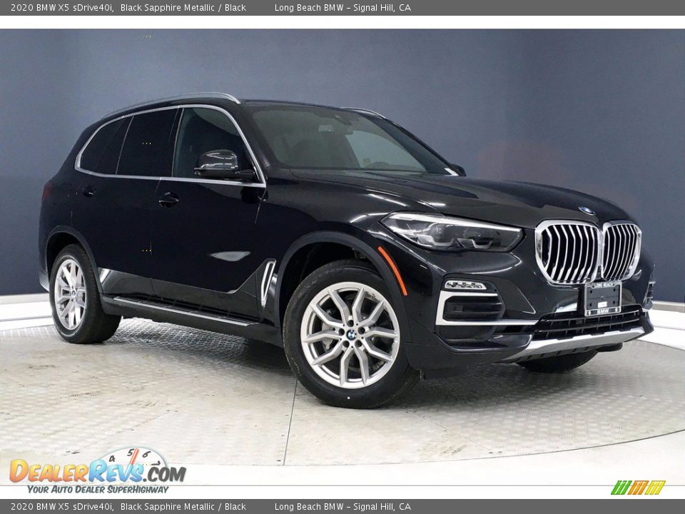 2020 BMW X5 sDrive40i Black Sapphire Metallic / Black Photo #19