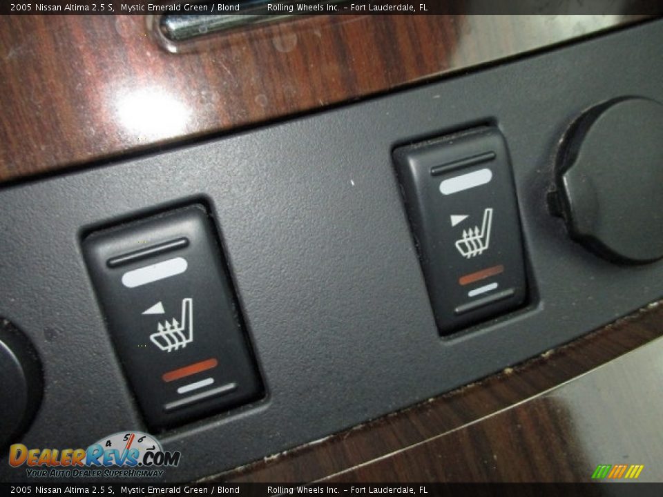 2005 Nissan Altima 2.5 S Mystic Emerald Green / Blond Photo #4