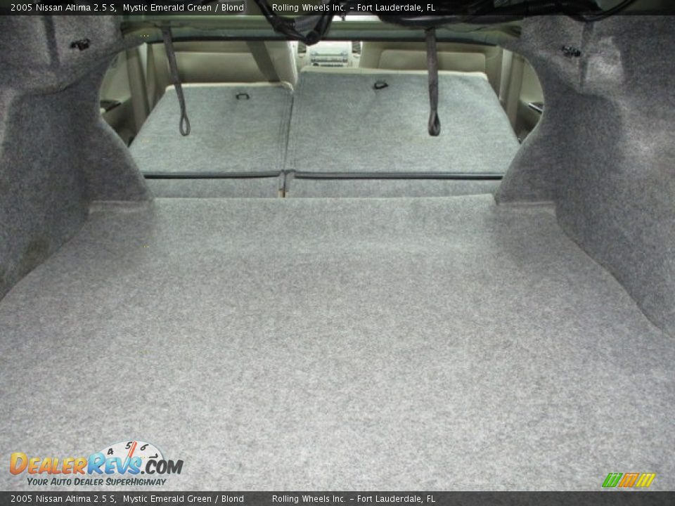2005 Nissan Altima 2.5 S Mystic Emerald Green / Blond Photo #12