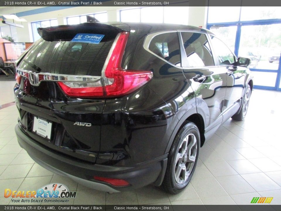 2018 Honda CR-V EX-L AWD Crystal Black Pearl / Black Photo #7