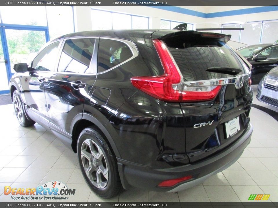 2018 Honda CR-V EX-L AWD Crystal Black Pearl / Black Photo #9