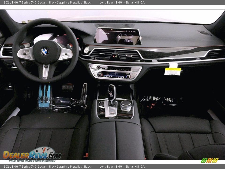 Black Interior - 2021 BMW 7 Series 740i Sedan Photo #5