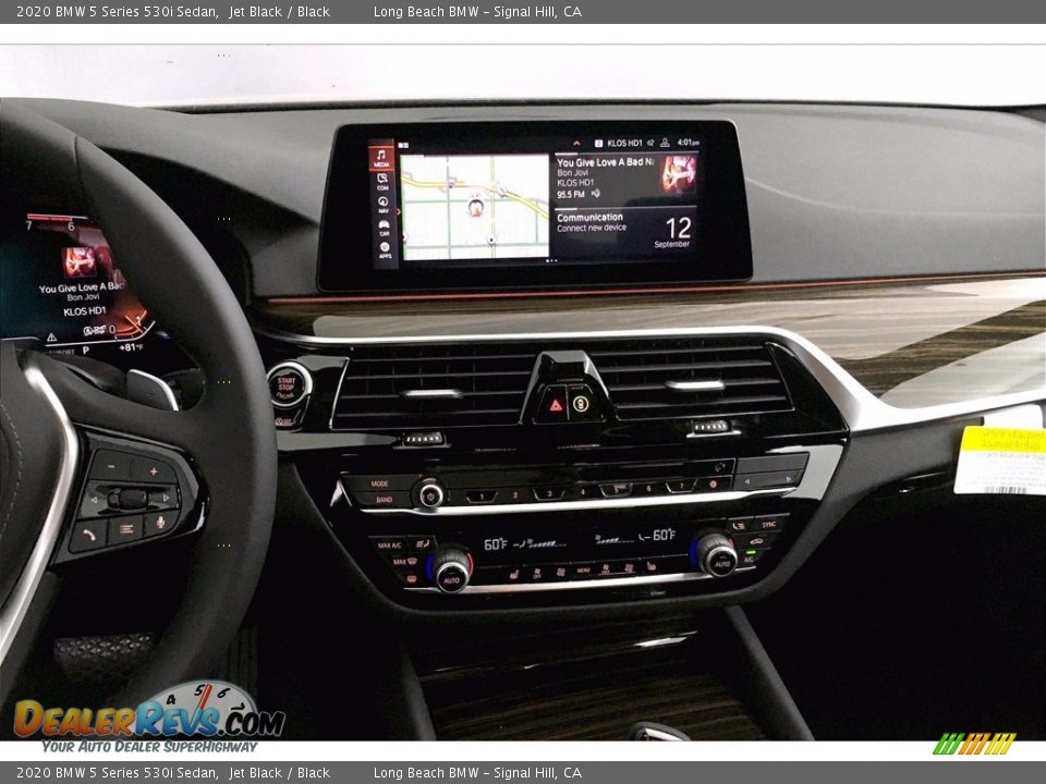2020 BMW 5 Series 530i Sedan Jet Black / Black Photo #6