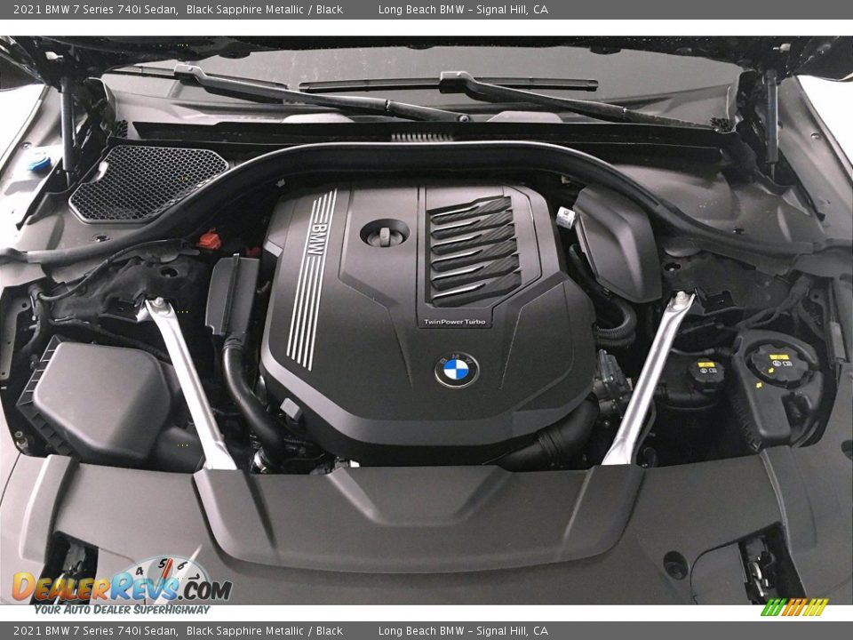 2021 BMW 7 Series 740i Sedan 3.0 Liter M TwinPower Turbocharged DOHC 24-Valve Inline 6 Cylinder Engine Photo #10