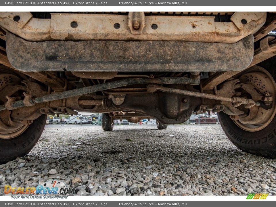 Undercarriage of 1996 Ford F250 XL Extended Cab 4x4 Photo #10