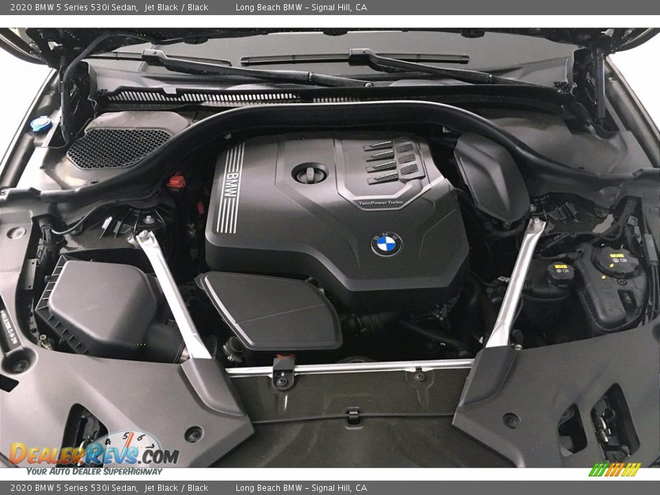 2020 BMW 5 Series 530i Sedan Jet Black / Black Photo #10