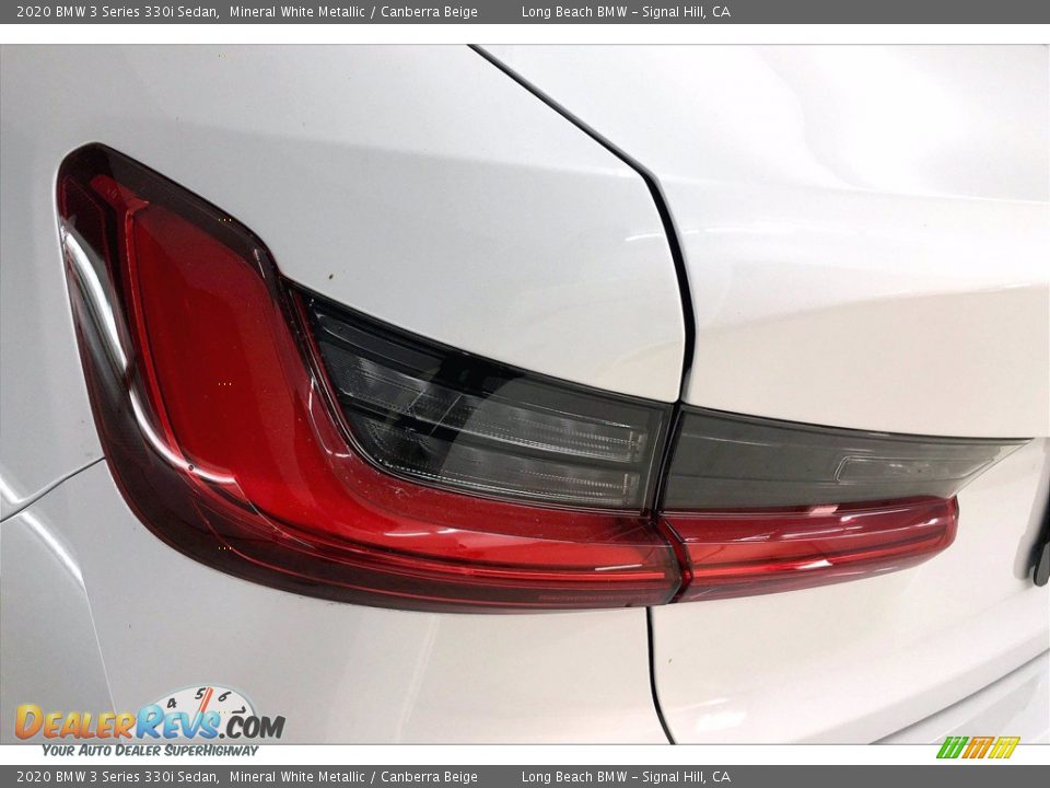 2020 BMW 3 Series 330i Sedan Mineral White Metallic / Canberra Beige Photo #15