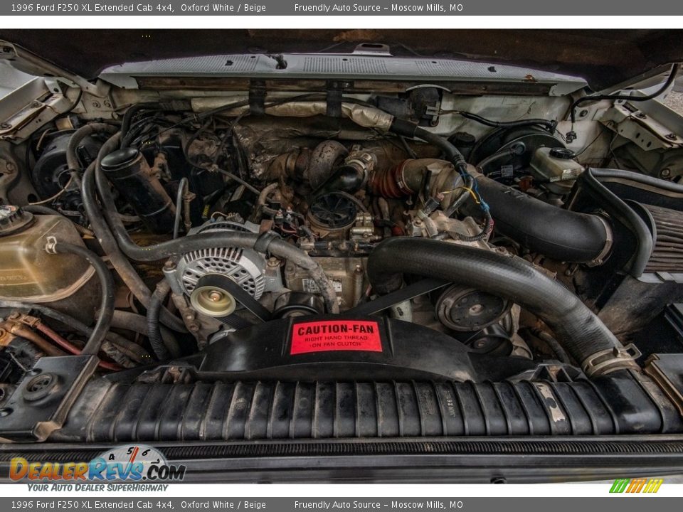 1996 Ford F250 XL Extended Cab 4x4 7.3 Liter OHV 16-Valve Turbo-Diesel V8 Engine Photo #17