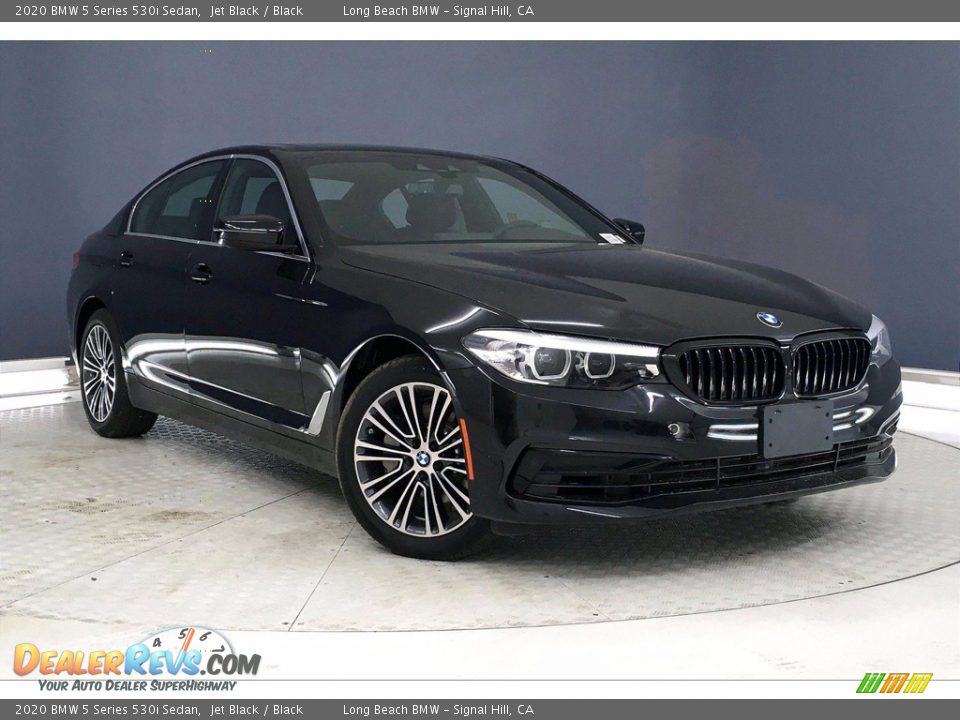 2020 BMW 5 Series 530i Sedan Jet Black / Black Photo #19
