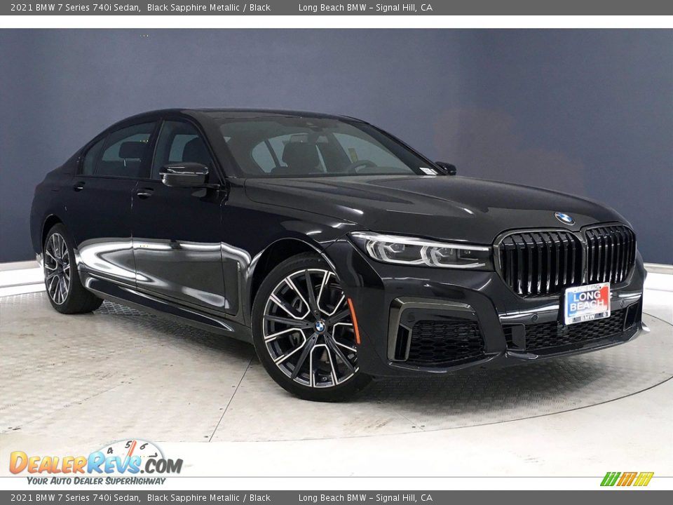 2021 BMW 7 Series 740i Sedan Black Sapphire Metallic / Black Photo #19