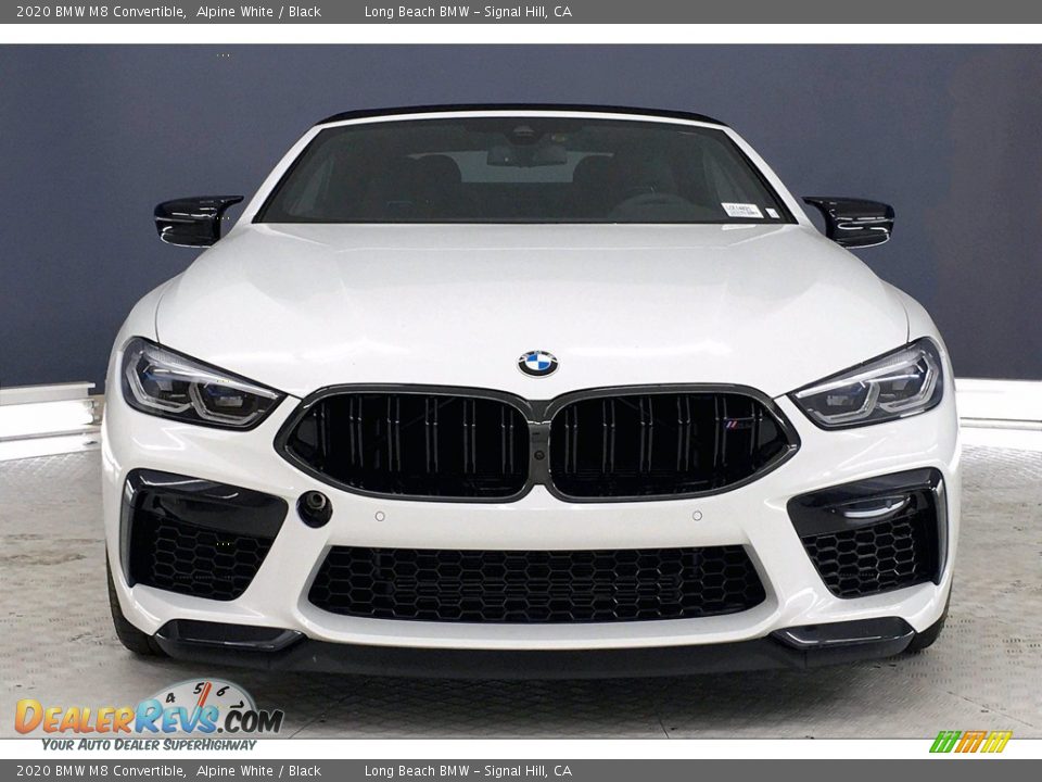 2020 BMW M8 Convertible Alpine White / Black Photo #2