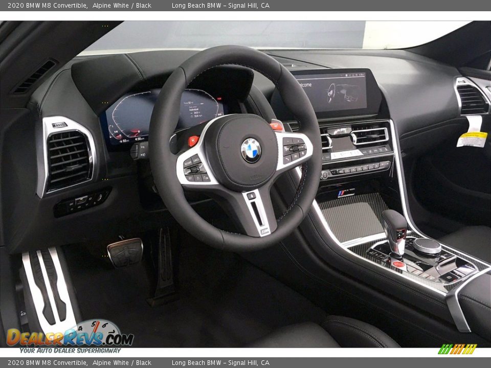 2020 BMW M8 Convertible Alpine White / Black Photo #7