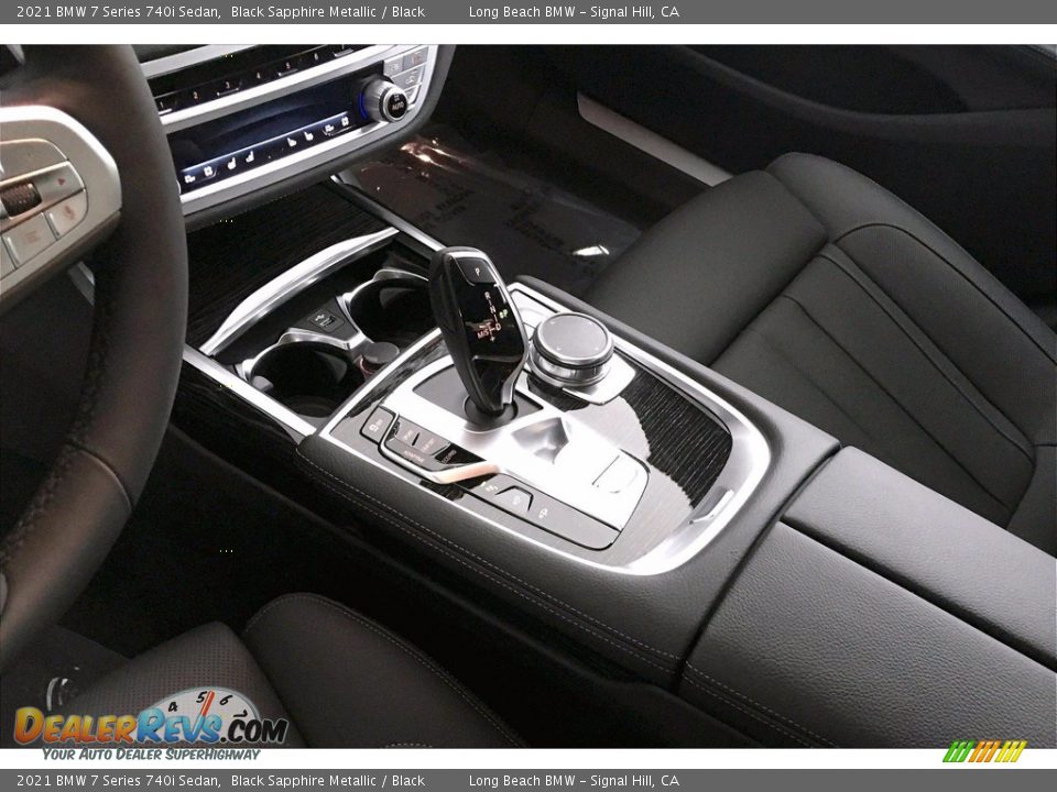 2021 BMW 7 Series 740i Sedan Black Sapphire Metallic / Black Photo #8