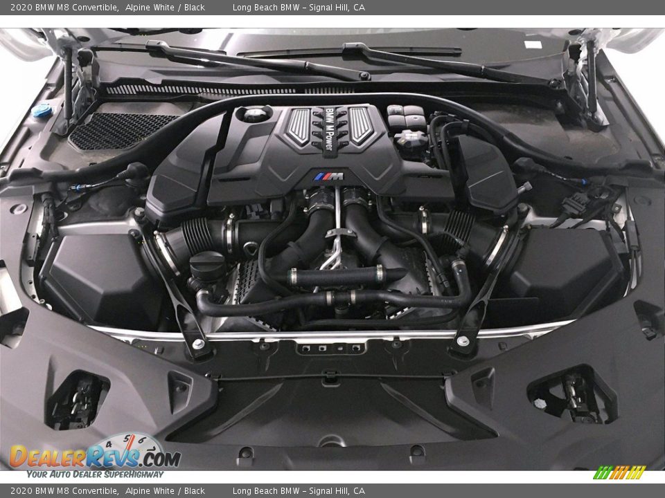 2020 BMW M8 Convertible Alpine White / Black Photo #10