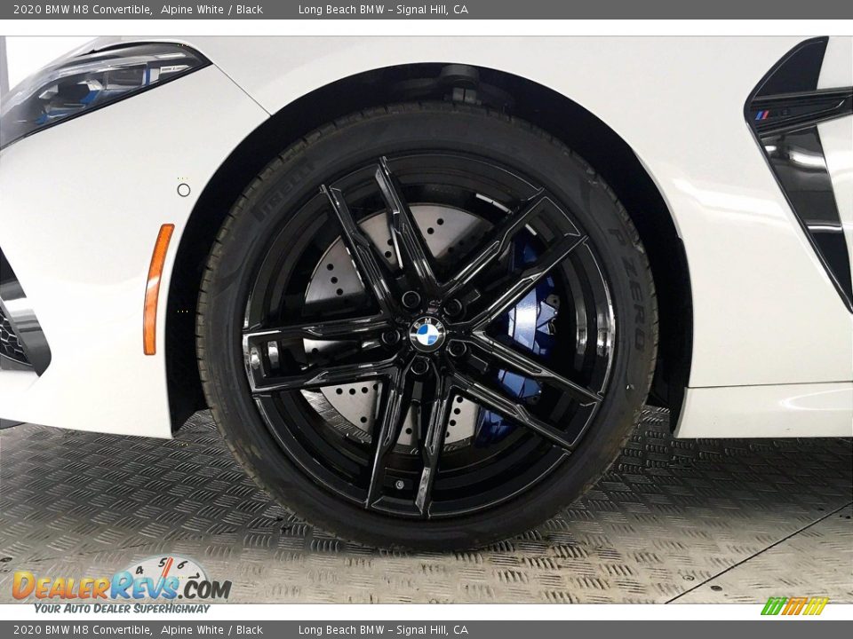 2020 BMW M8 Convertible Alpine White / Black Photo #12