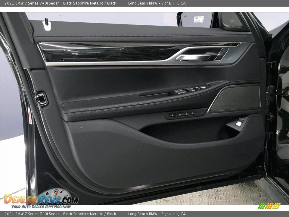 2021 BMW 7 Series 740i Sedan Black Sapphire Metallic / Black Photo #13