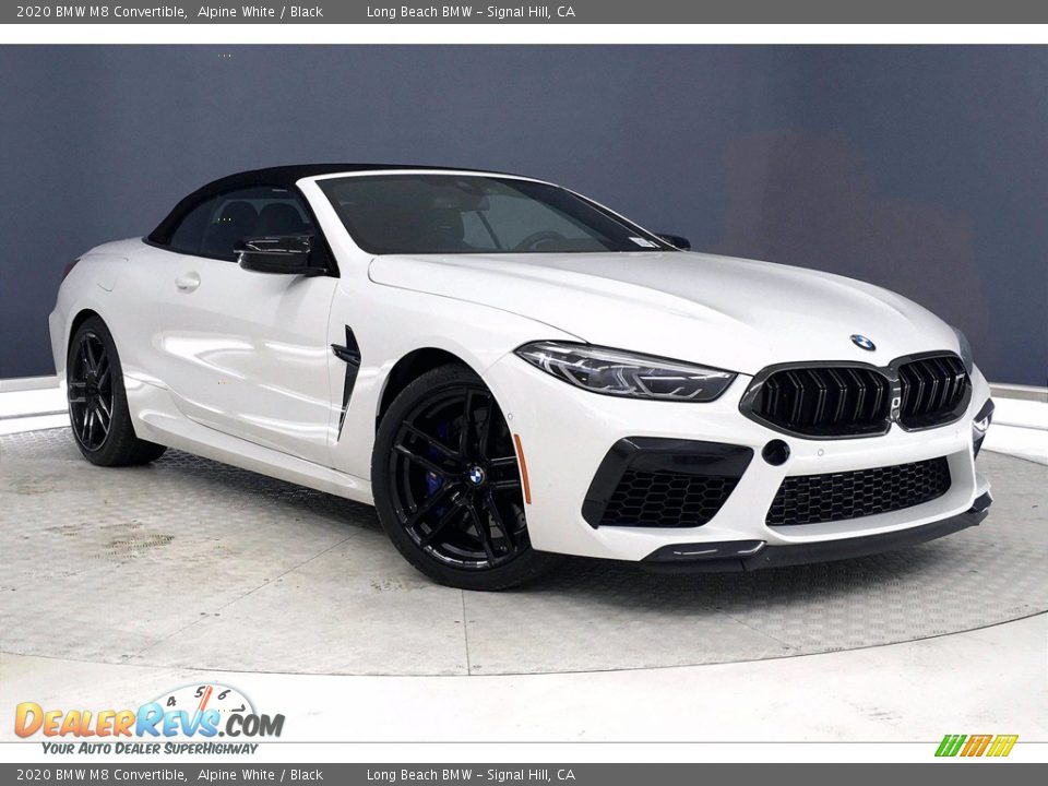 2020 BMW M8 Convertible Alpine White / Black Photo #19
