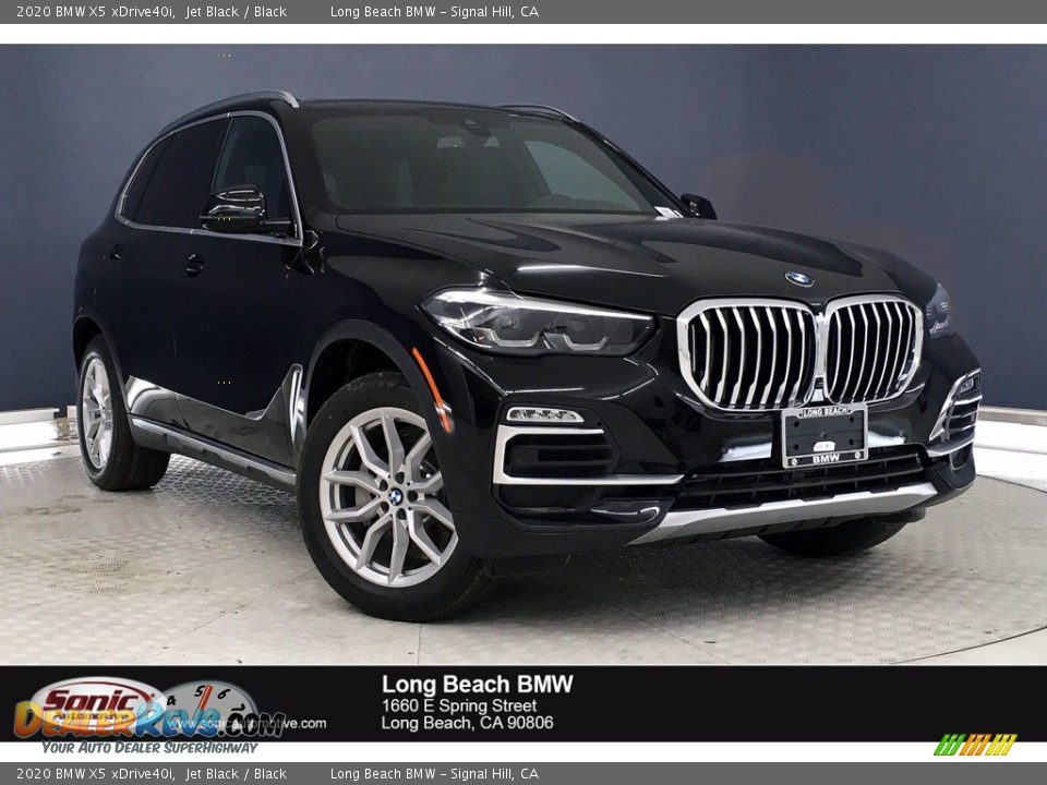 2020 BMW X5 xDrive40i Jet Black / Black Photo #1