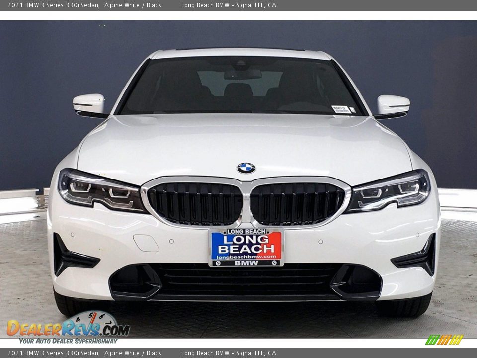 2021 BMW 3 Series 330i Sedan Alpine White / Black Photo #2