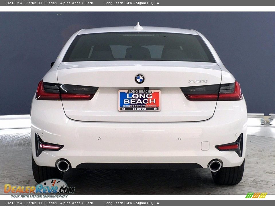 2021 BMW 3 Series 330i Sedan Alpine White / Black Photo #4