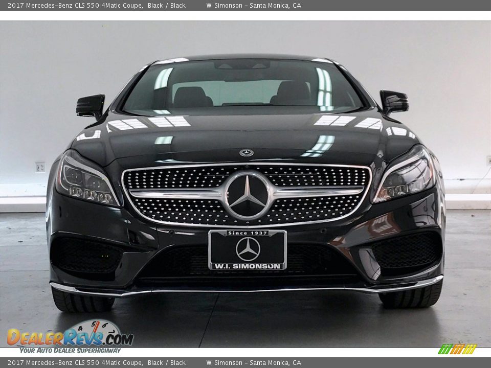 2017 Mercedes-Benz CLS 550 4Matic Coupe Black / Black Photo #2