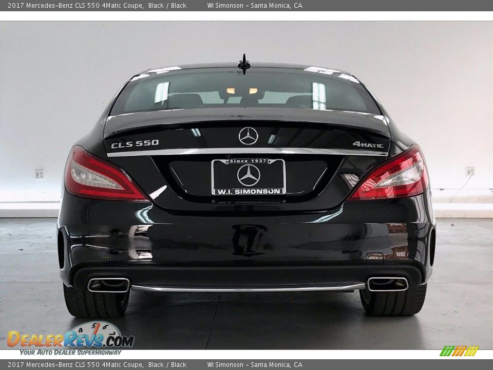 2017 Mercedes-Benz CLS 550 4Matic Coupe Black / Black Photo #3