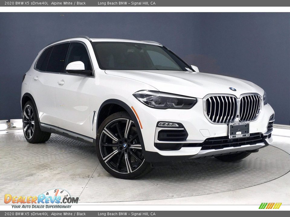 2020 BMW X5 sDrive40i Alpine White / Black Photo #19