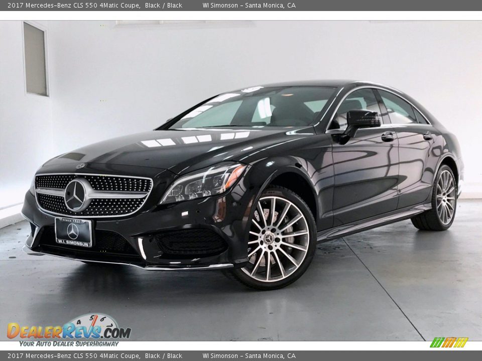 Front 3/4 View of 2017 Mercedes-Benz CLS 550 4Matic Coupe Photo #12