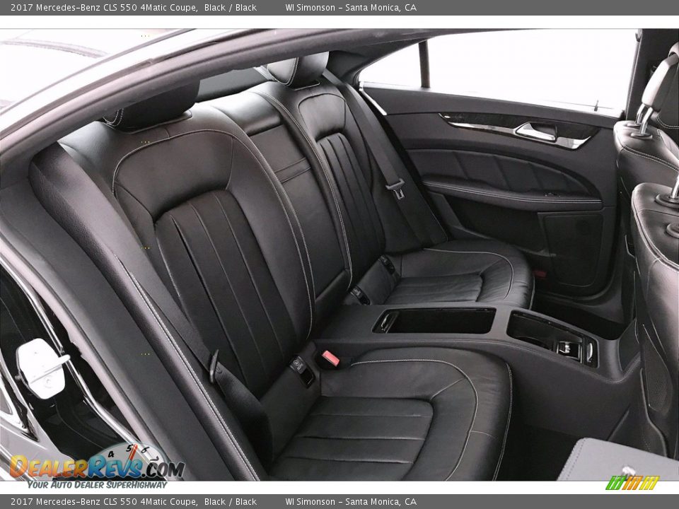 Rear Seat of 2017 Mercedes-Benz CLS 550 4Matic Coupe Photo #13