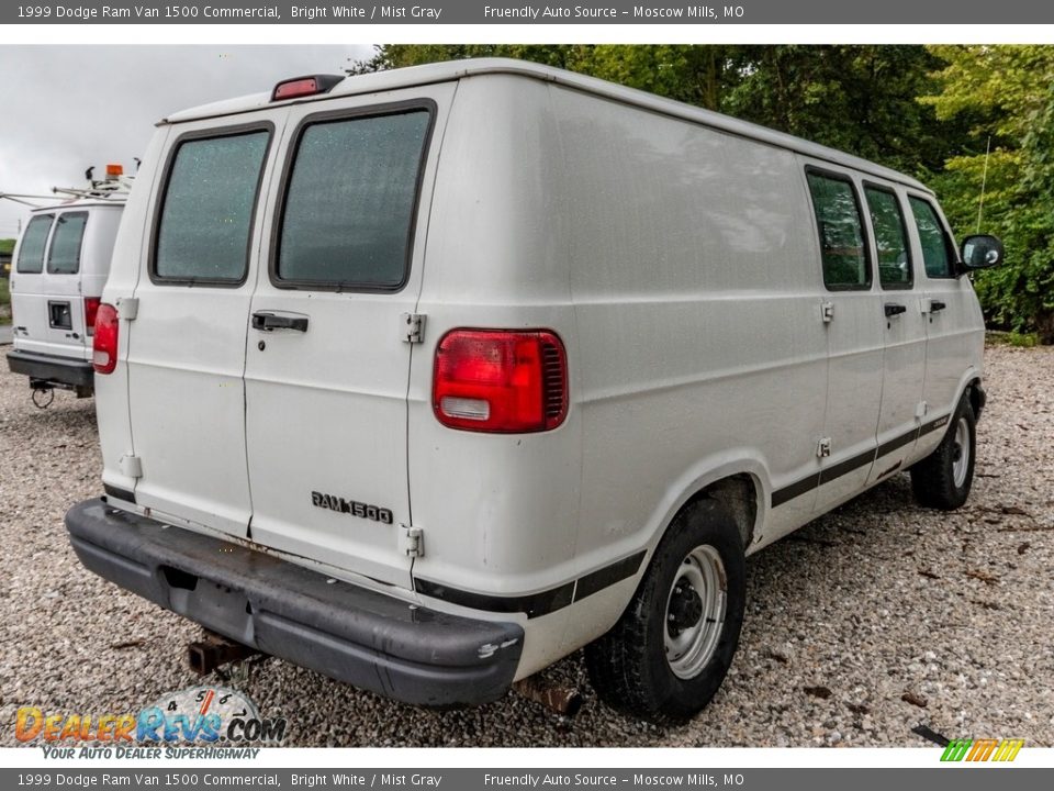 Bright White 1999 Dodge Ram Van 1500 Commercial Photo #4