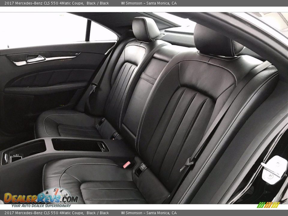 Rear Seat of 2017 Mercedes-Benz CLS 550 4Matic Coupe Photo #15