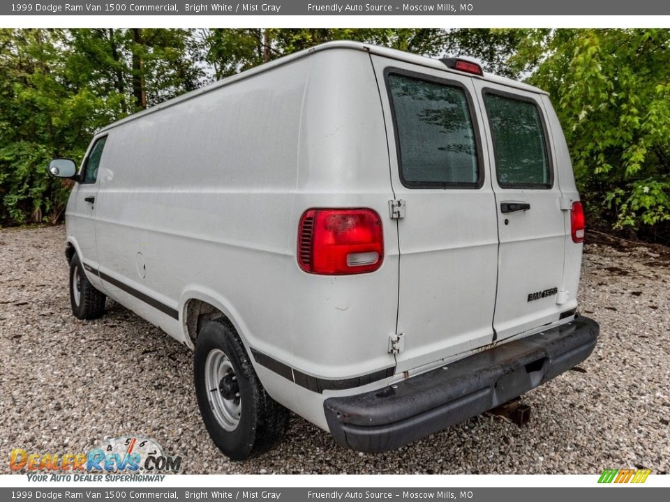 Bright White 1999 Dodge Ram Van 1500 Commercial Photo #6