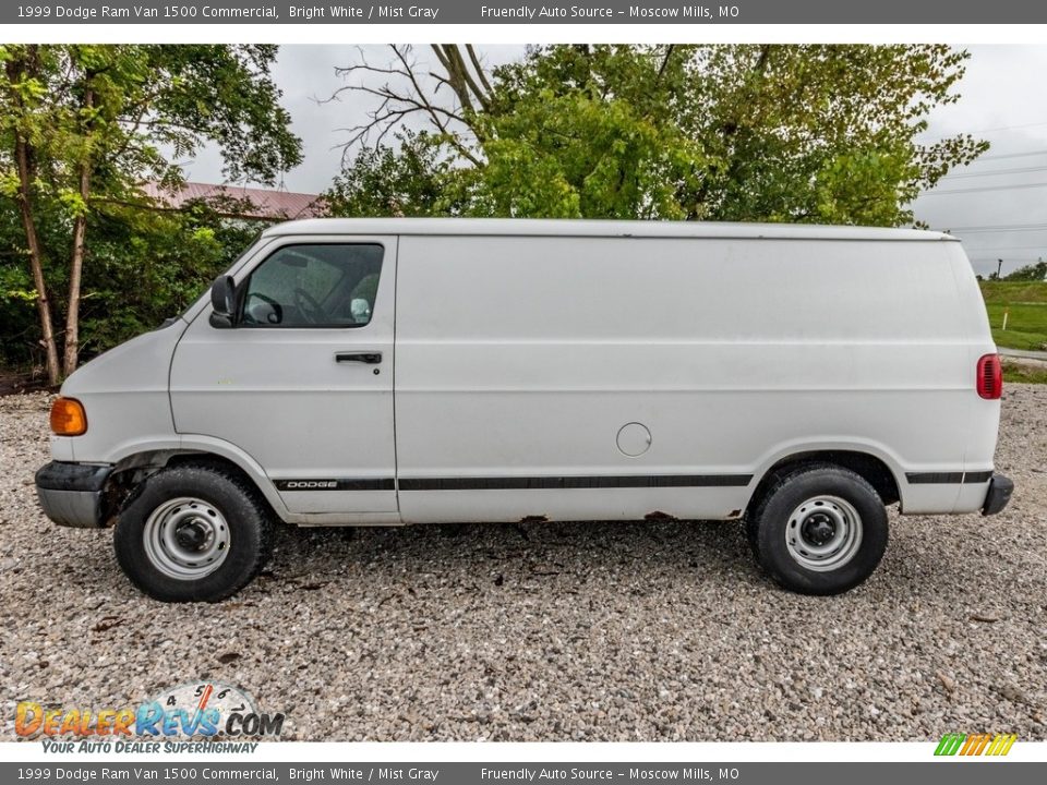 Bright White 1999 Dodge Ram Van 1500 Commercial Photo #7