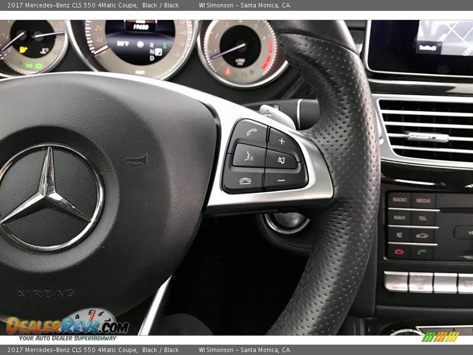 2017 Mercedes-Benz CLS 550 4Matic Coupe Steering Wheel Photo #19