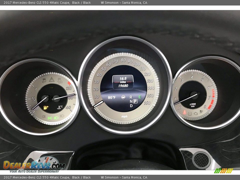 2017 Mercedes-Benz CLS 550 4Matic Coupe Gauges Photo #20