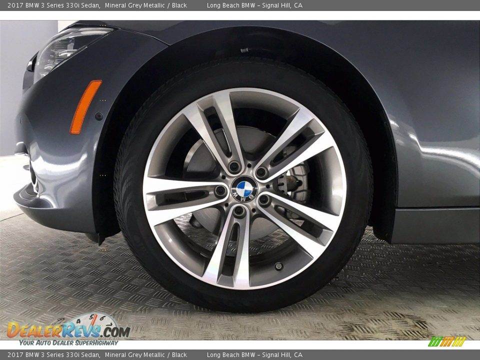 2017 BMW 3 Series 330i Sedan Mineral Grey Metallic / Black Photo #8